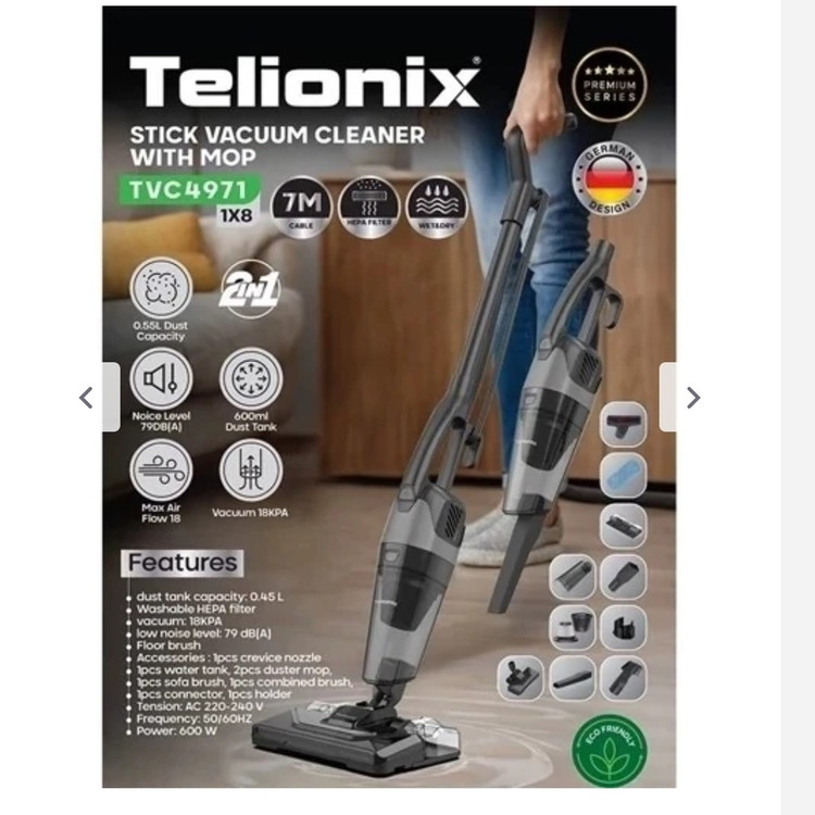 جارو پرتابل تلینوکس آلمان TVS4971 دارای گارانتی شرکتی