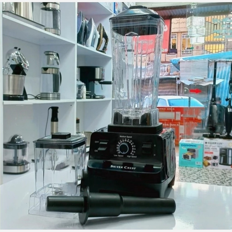 مخلوط کن صنعتی سیلور کرست(+آسیاب) 7200وات مدل sl-2024 دارای گارانتی شرکتی