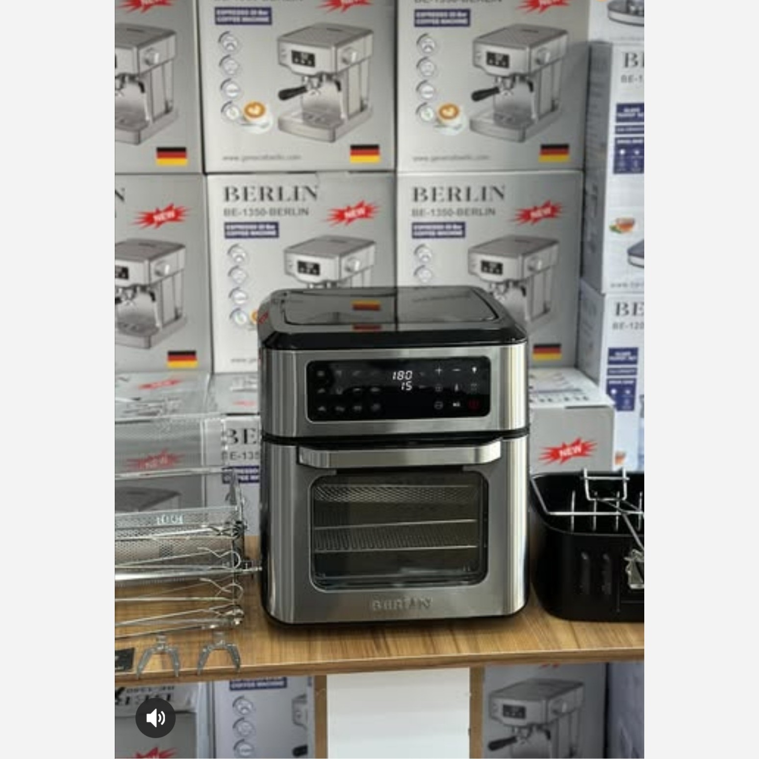 سرخ کن 12 لیتریی برلین BERLIN-900B دارای گارانتی شرکتی رایگان 12 ماه