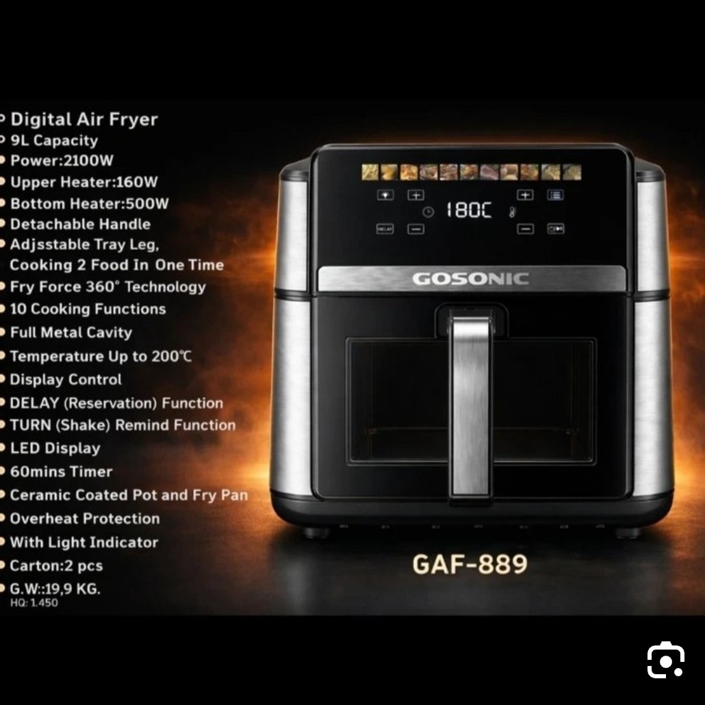 سرخ کن دوالمنت گوسونیک GAF-889 با گارانتی شرکتی